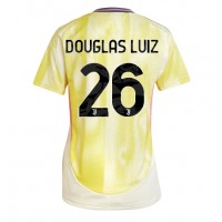 Fotballdrakt Dame Juventus Douglas Luiz #26 Bortedrakt 2024-25 Kortermet